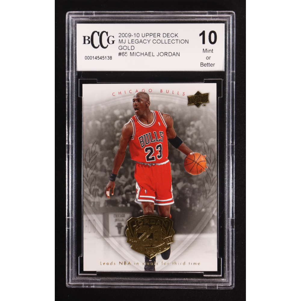 Michael Jordan 2009-10 Upper Deck MJ Legacy Collection Gold #65 (BCCG 10) at PristineAuction.com