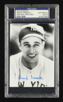 Frank Crosetti Signed Yankees 4x5 Photo (PSA) at PristineAuction.com