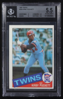 Kirby Puckett 1985 Topps #536 RC (BGS 5.5) at PristineAuction.com