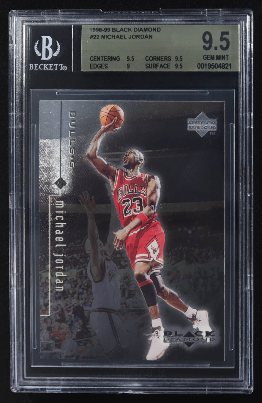 Michael Jordan 1998-99 Black Diamond #22 (BGS 9.5) at PristineAuction.com Michael Jordan 1998-99 Black Diamond #22 (BGS 9.5) at PristineAuction.com