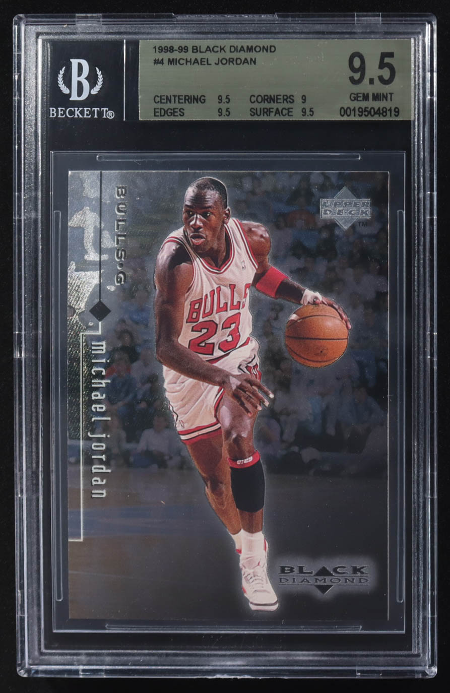 Michael Jordan 1998-99 Black Diamond #4 (BGS 9.5) at PristineAuction.com Michael Jordan 1998-99 Black Diamond #4 (BGS 9.5) at PristineAuction.com