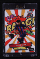 Lamine Yamal 2024 Wild Card Comix BAANG! Orange Red White Rainbow Foil #ACBG-LY10 #5/25 RC at PristineAuction.com