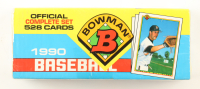 1990 Bowman Baseball Complete Set of (528) Cards with Sammy Sosa #312 RC, Frank Thomas #320 RC, Bernie Williams #439 RC, Larry Walker #117 RC at PristineAuction.com