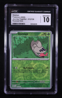 Shelmet 2025 Pokemon Journey Together #12 Reverse Holo (CGC 10) at PristineAuction.com