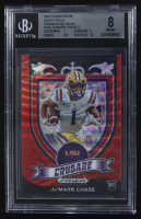 Ja'Marr Chase 2021 Panini Prizm Draft Picks Ruby Wave Crusade #162 RC (BGS 8) at PristineAuction.com