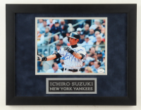 Ichiro Suzuki Signed Yankees Custom Framed Photo Display (JSA) at PristineAuction.com
