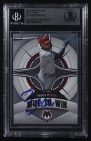 Yadier Molina Signed 2022 Panini Mosaic Will to Win #1 (BGS) at PristineAuction.com