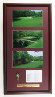 "Amen Corner at Augusta National Golf Club" Custom Framed Photo Display with Divot Tool & Scorecard at PristineAuction.com