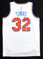 Karl-Anthony Towns Signed Knicks Nike Authentic Jersey (JSA) at PristineAuction.com