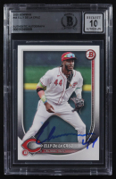 Elly De La Cruz Signed 2025 Bowman #44 (BGS) at PristineAuction.com