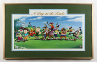 2000 Warner Bros LE "A Day at the Links" Looney Tunes Custom Framed Lithograph Display at PristineAuction.com