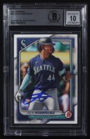 Julio Rodriguez Signed 2024 Bowman #90 (BGS) at PristineAuction.com