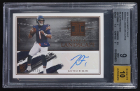 Justin Fields 2021 Panini Impeccable Rookie Landscape Autograhs Bronze #RL-JF RC #03/15 (BGS 9 | Autograph Graded BGS 10) at PristineAuction.com
