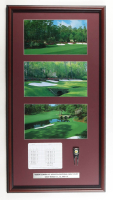 "Amen Corner at Augusta National Golf Club" Custom Framed Photo Display with Divot Tool & Scorecard at PristineAuction.com