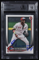 Elly De La Cruz Signed 2025 Bowman #44 (BGS) at PristineAuction.com