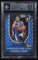 Stephen Curry 2014-15 Panini Donruss Press Proofs Purple Production Line Assists #6 #198/199 (BGS 8.5) at PristineAuction.com