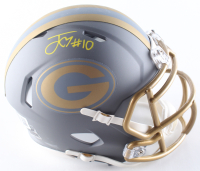 Jordan Love Signed Packers Slate Alternate Speed Mini Helmet (Beckett) at PristineAuction.com