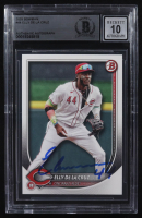 Elly De La Cruz Signed 2025 Bowman #44 (BGS) at PristineAuction.com