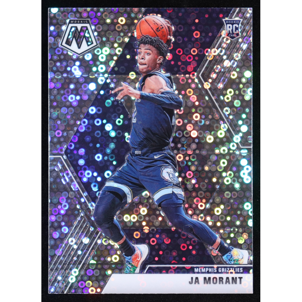 Ja Morant 2019-20 Panini Mosaic Mosaic Fast Break Silver #219 RC at PristineAuction.com