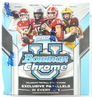 2025 Bowman Chrome University Football Mega Box With (6) Packs at PristineAuction.com