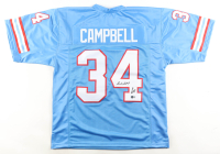 Earl Campbell Signed Jersey Inscribed "HOF 91" (Beckett) at PristineAuction.com