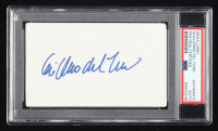 Guillermo Del Toro Signed Index Card (PSA) at PristineAuction.com