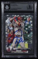 Mike Trout Signed 2017 Bowman #100 (BGS) at PristineAuction.com