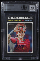 Yadier Molina Signed 2020 Topps Heritage #400 (BGS) at PristineAuction.com