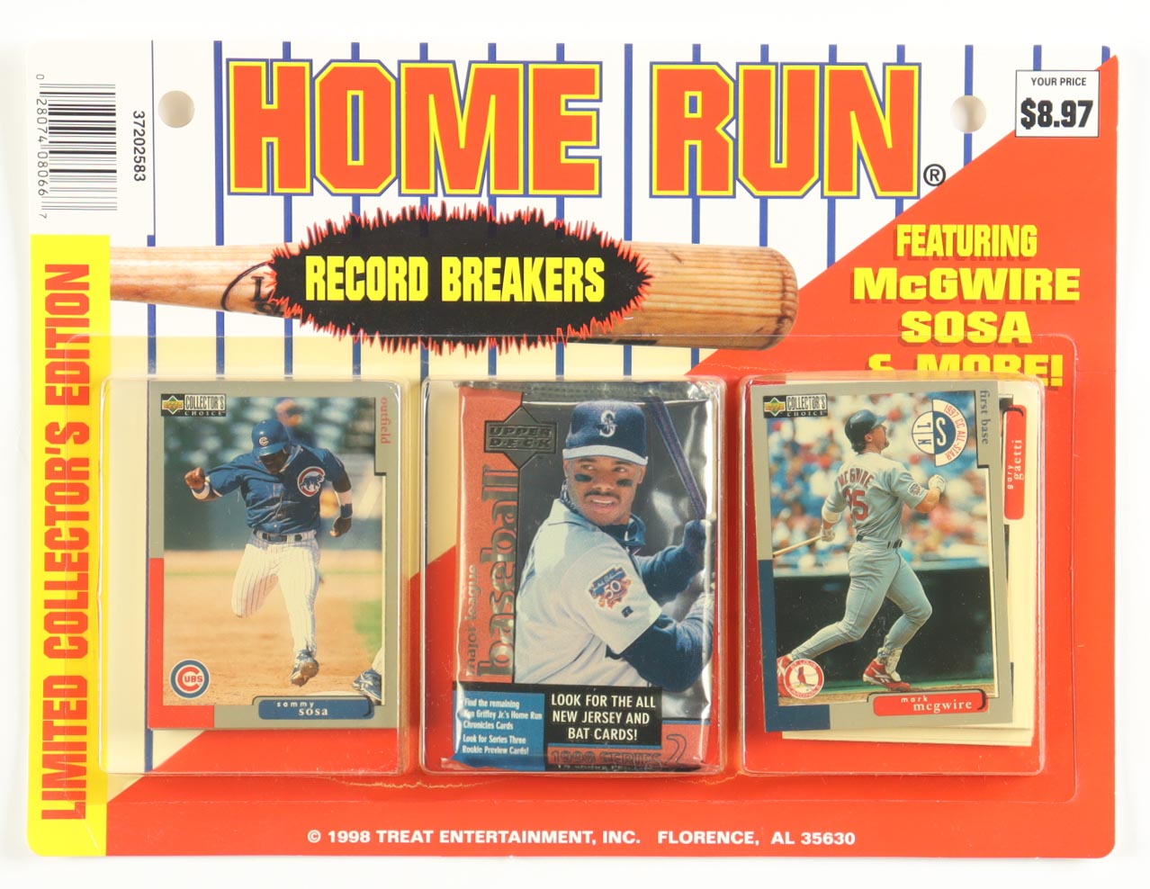 1998 Upper Deck Home Run Record Breakers Baseball Complete Set of (20) Cards & Series 2 Baseball Pack at PristineAuction.com 1998 Upper Deck Home Run Record Breakers Baseball Complete Set of (20) Cards & Series 2 Baseball Pack at PristineAuction.com