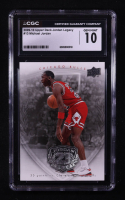 Michael Jordan 2009-10 Upper Deck Michael Jordan Legacy Collection #13 (CGC 10) at PristineAuction.com