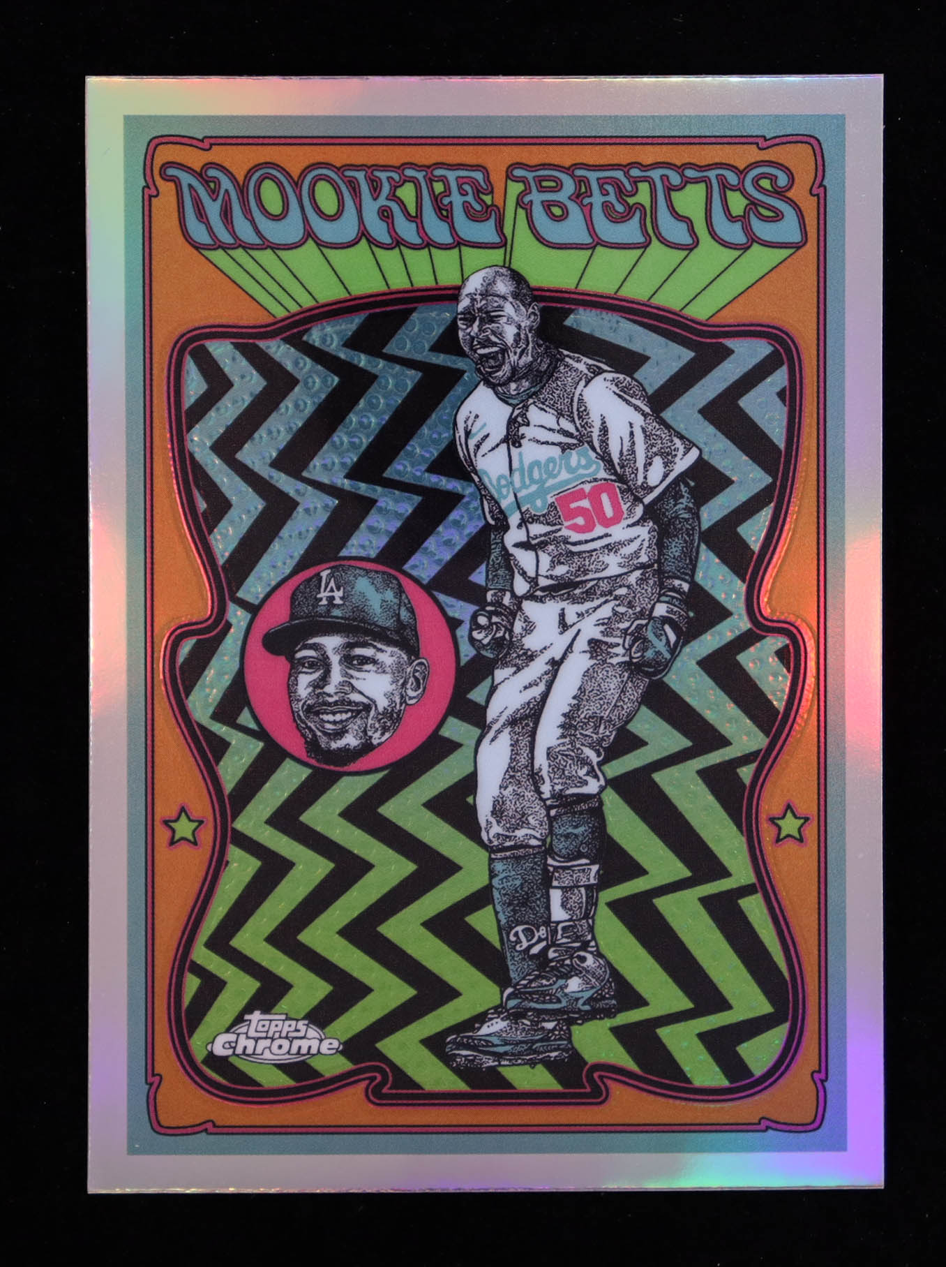 Mookie Betts 2025 Topps Chrome Ultra Violet All-Stars #UV6 at PristineAuction.com Mookie Betts 2025 Topps Chrome Ultra Violet All-Stars #UV6 at PristineAuction.com
