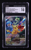Pikachu 2022 Pokemon Card Game Scarlet & Violet SV-P Promos Japanese #001SVP (CGC 10) at PristineAuction.com