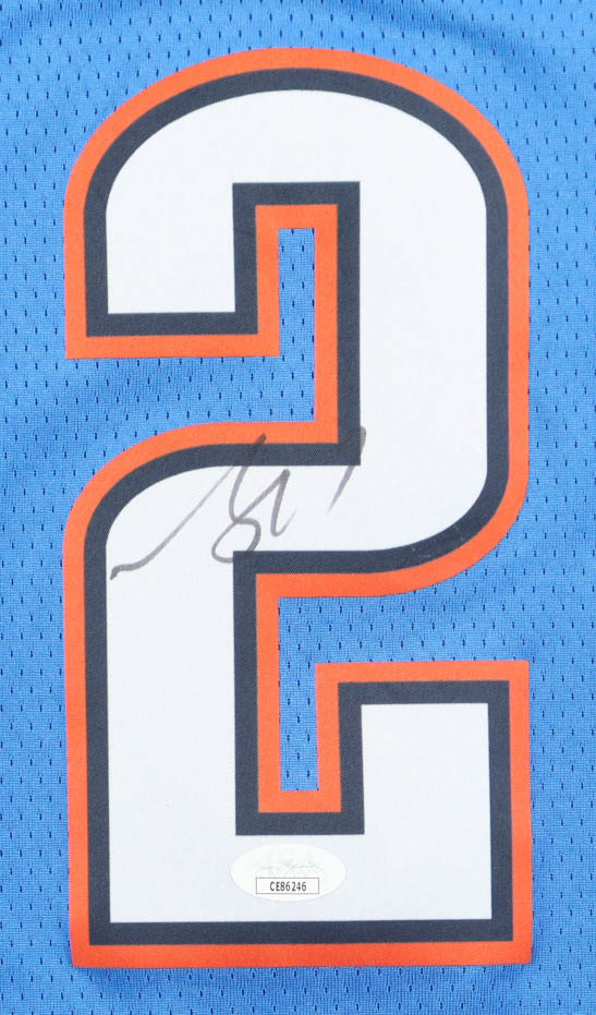 Shai Gilgeous-Alexander Signed Thunder Nike Authentic Jersey With NBA Finals Patch (JSA) at PristineAuction.com Shai Gilgeous-Alexander Signed Thunder Nike Authentic Jersey With NBA Finals Patch (JSA) at PristineAuction.com