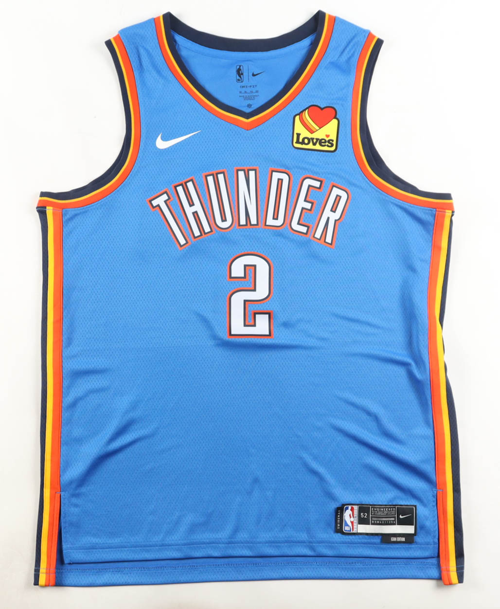 Shai Gilgeous-Alexander Signed Thunder Nike Authentic Jersey With NBA Finals Patch (JSA) at PristineAuction.com Shai Gilgeous-Alexander Signed Thunder Nike Authentic Jersey With NBA Finals Patch (JSA) at PristineAuction.com