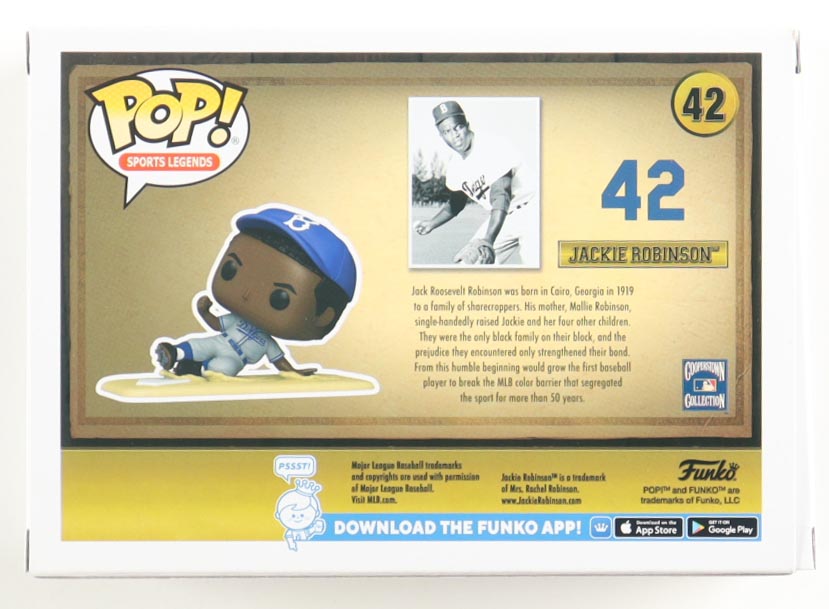 Jackie Robinson #42 Funko Pop! Vinyl Figure at PristineAuction.com Jackie Robinson #42 Funko Pop! Vinyl Figure at PristineAuction.com