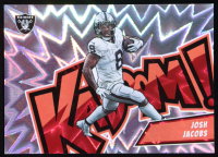 Josh Jacobs 2023 Absolute Kaboom Horizontal #10 at PristineAuction.com