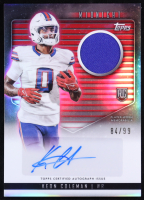 Keon Coleman 2024 Topps Midnight Rookie Jersey Autographs Twilight Player-Worn #RJAKC #84/99 at PristineAuction.com