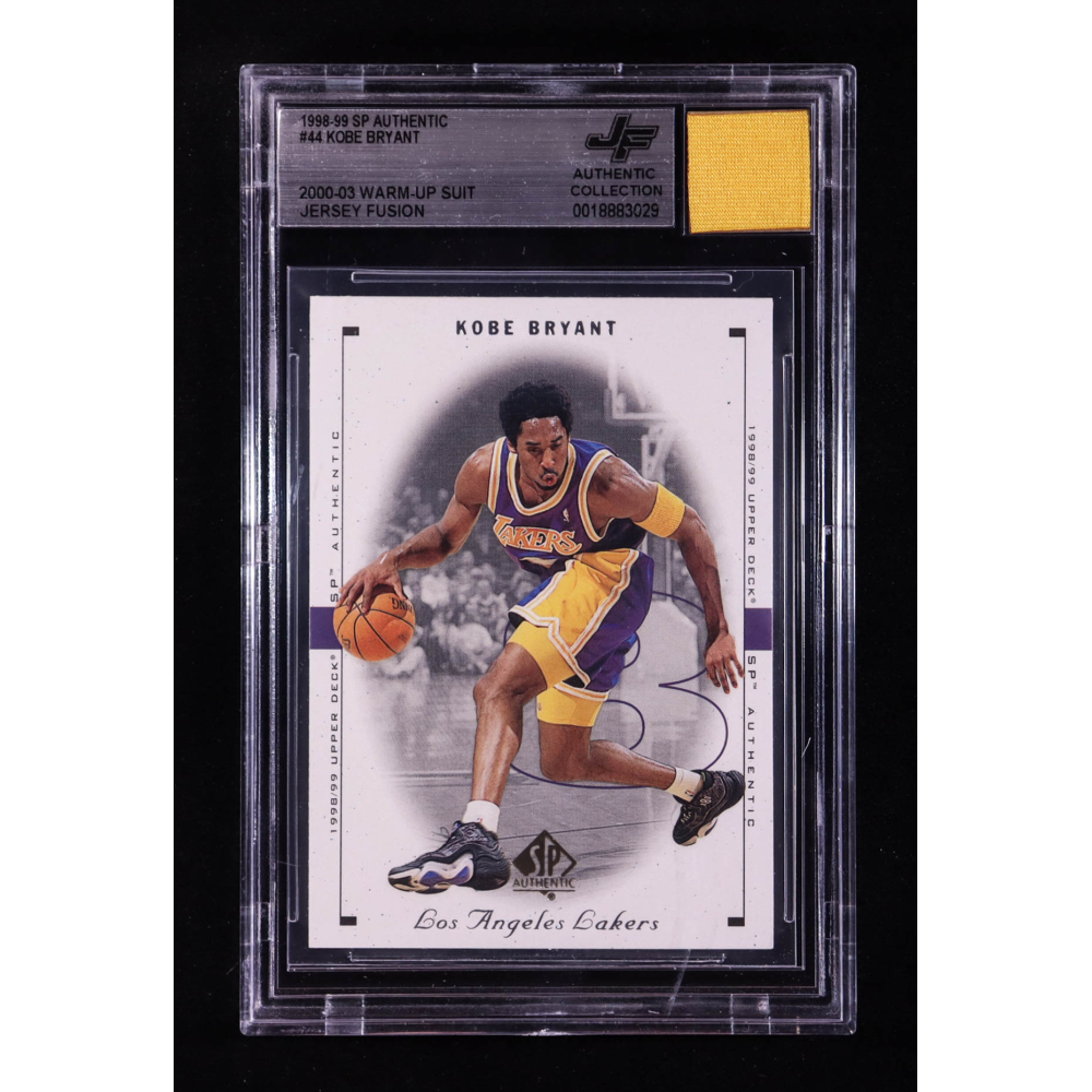 Kobe Bryant 1998-99 SP Authentic #44 With Warm-Up Suit Swatch (BGS) at PristineAuction.com