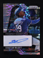 Sebastian Walcott 2025 Panini Prizm Prospect Signatures Prizms Pulsar #9 #098/199 at PristineAuction.com