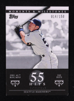 Ichiro Suzuki 2007 Topps Moments and Milestones 55 Hits #6 #014/150 at PristineAuction.com