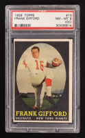 Frank Gifford 1958 Topps #73 (PSA 8) at PristineAuction.com