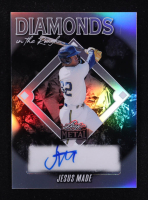 Jesus Made 2025 Leaf Metal Diamonds In The Rough Prism Autographs #DRJM1 #21/35 RC at PristineAuction.com