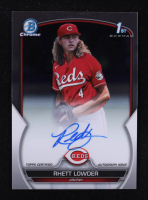 Rhett Lowder 2023 Bowman Chrome Draft Autographs #CDARLO RC at PristineAuction.com