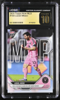 Lionel Messi 2025 Topps Now MLS #145 (CGC 10 | Pristine Black Label) at PristineAuction.com