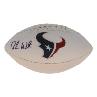 Deshaun Watson Signed Texans Logo Football (Watson) at PristineAuction.com