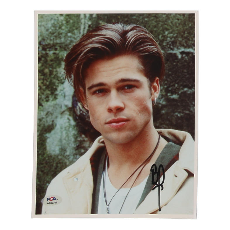 Brad Pitt Signed 8x10 Photo (PSA) at PristineAuction.com Brad Pitt Signed 8x10 Photo (PSA) at PristineAuction.com