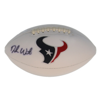 Deshaun Watson Signed Texans Logo Football (Watson) at PristineAuction.com