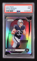 Brock Bowers 2024 Panini Silver Prizm #315 RC (PSA 9) at PristineAuction.com