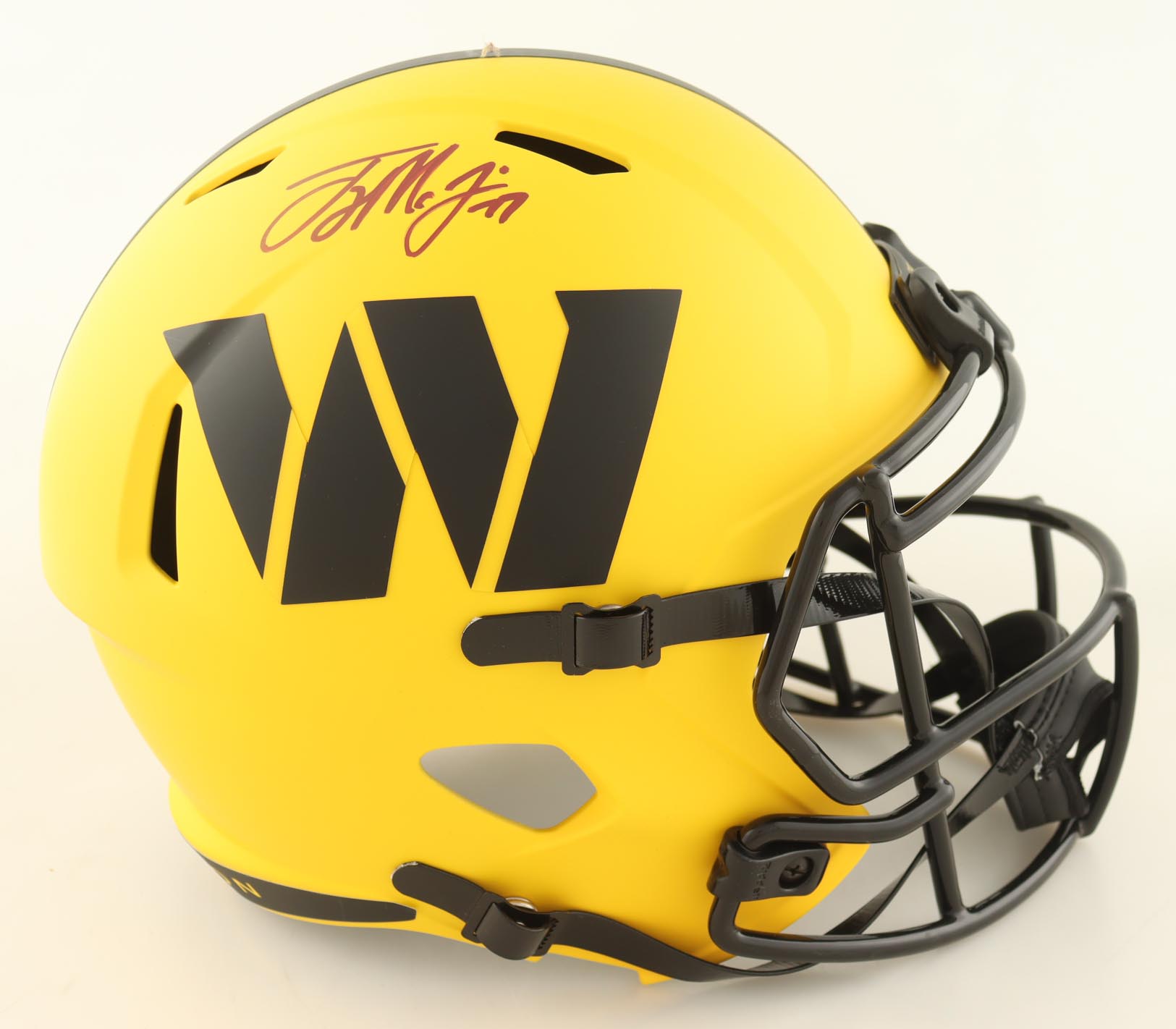 Terry McLaurin Signed Commanders Full-Size Rave Alternate Speed Helmet (Beckett) at PristineAuction.com Terry McLaurin Signed Commanders Full-Size Rave Alternate Speed Helmet (Beckett) at PristineAuction.com