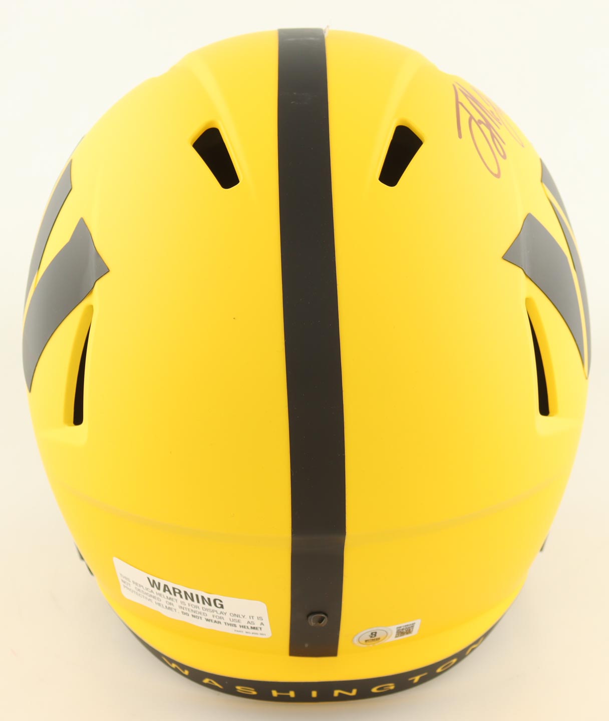 Terry McLaurin Signed Commanders Full-Size Rave Alternate Speed Helmet (Beckett) at PristineAuction.com Terry McLaurin Signed Commanders Full-Size Rave Alternate Speed Helmet (Beckett) at PristineAuction.com